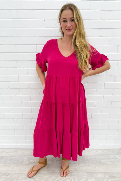 Michelle Midi Dress - Summer Brights