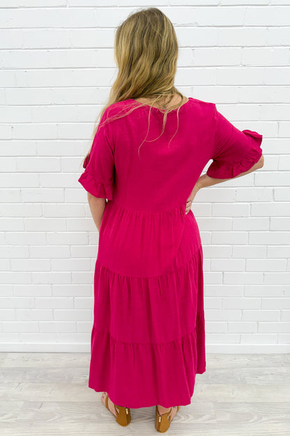 Michelle Midi Dress - Summer Brights