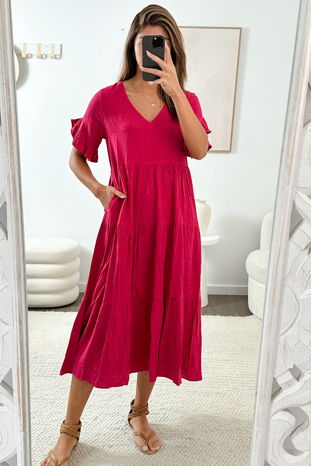 Michelle Midi Dress - Summer Brights