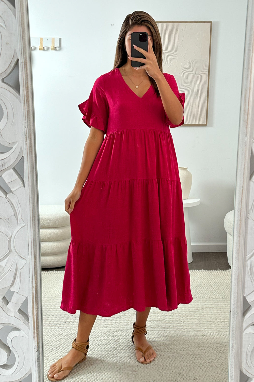 Michelle Midi Dress - Summer Brights