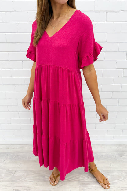 Michelle Midi Dress - Summer Brights