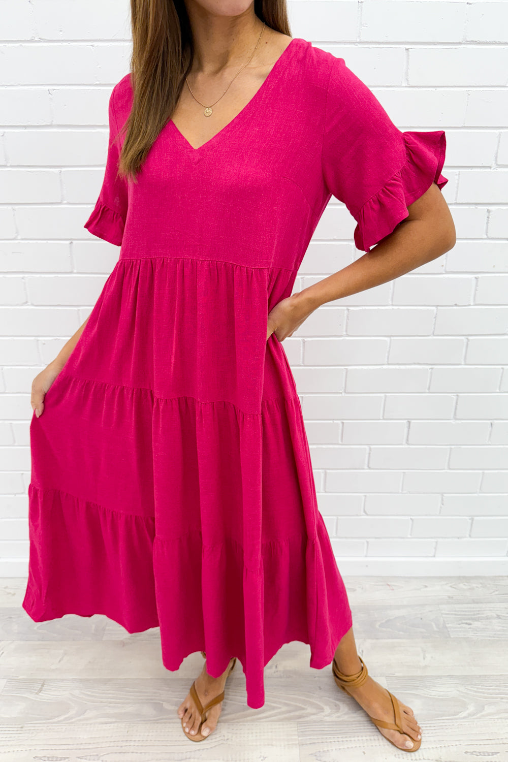 Michelle Midi Dress - Summer Brights