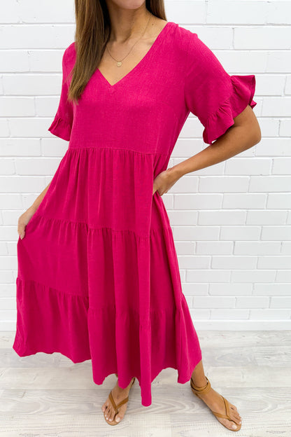 Michelle Midi Dress - Summer Brights