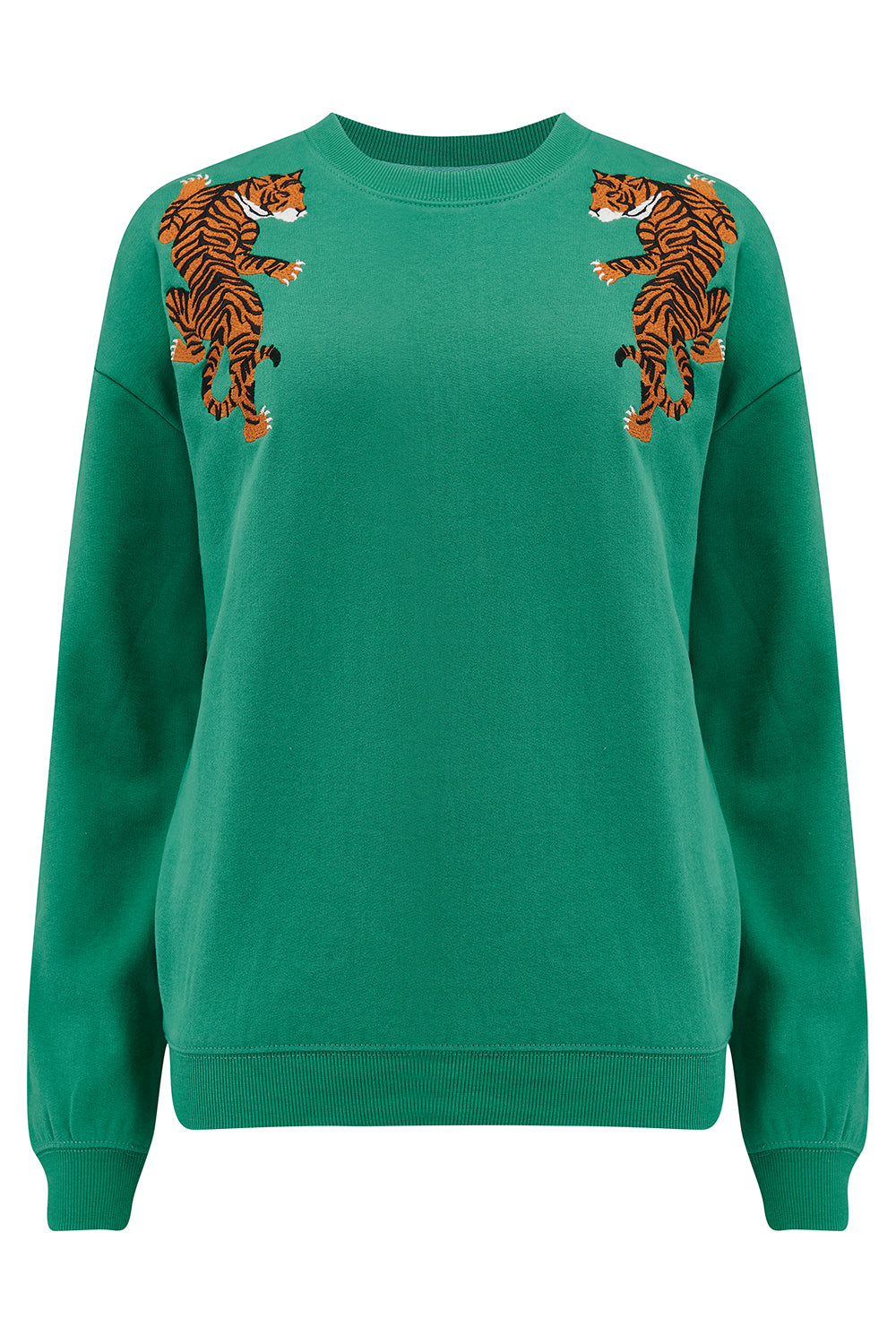 Noah Sweatshirt - Green, Climbing Tigers