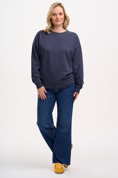 Eadie Relaxed Sweatshirt - Charcoal, Tiger & Stars