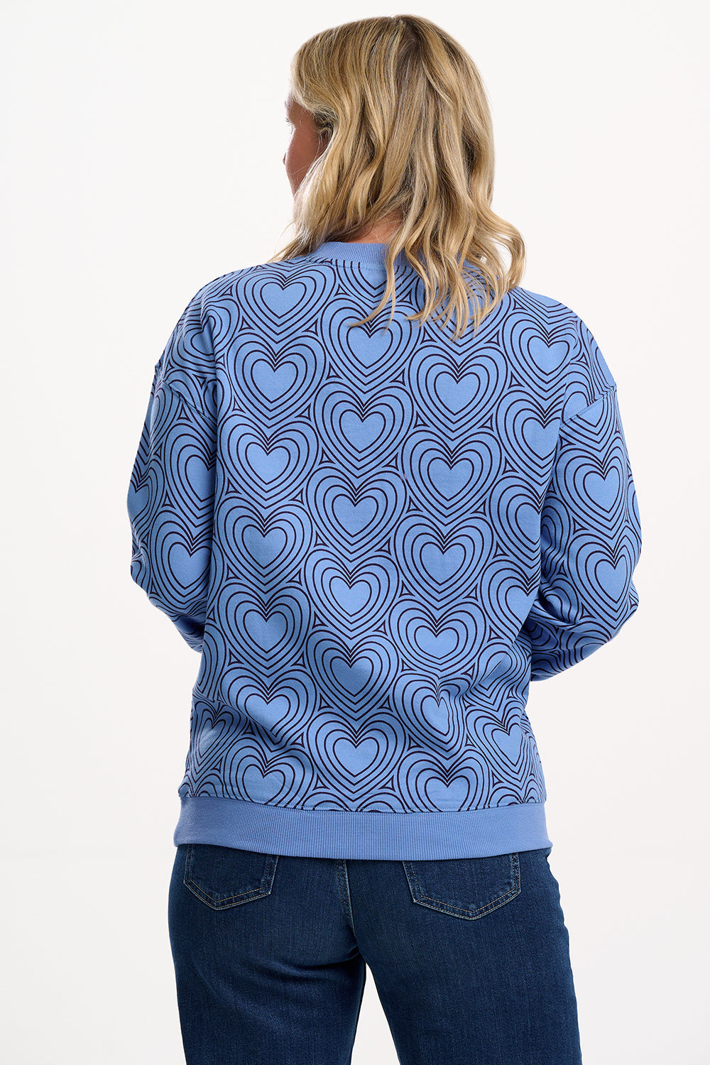 Noah Sweatshirt - Blue, Heart Explosion