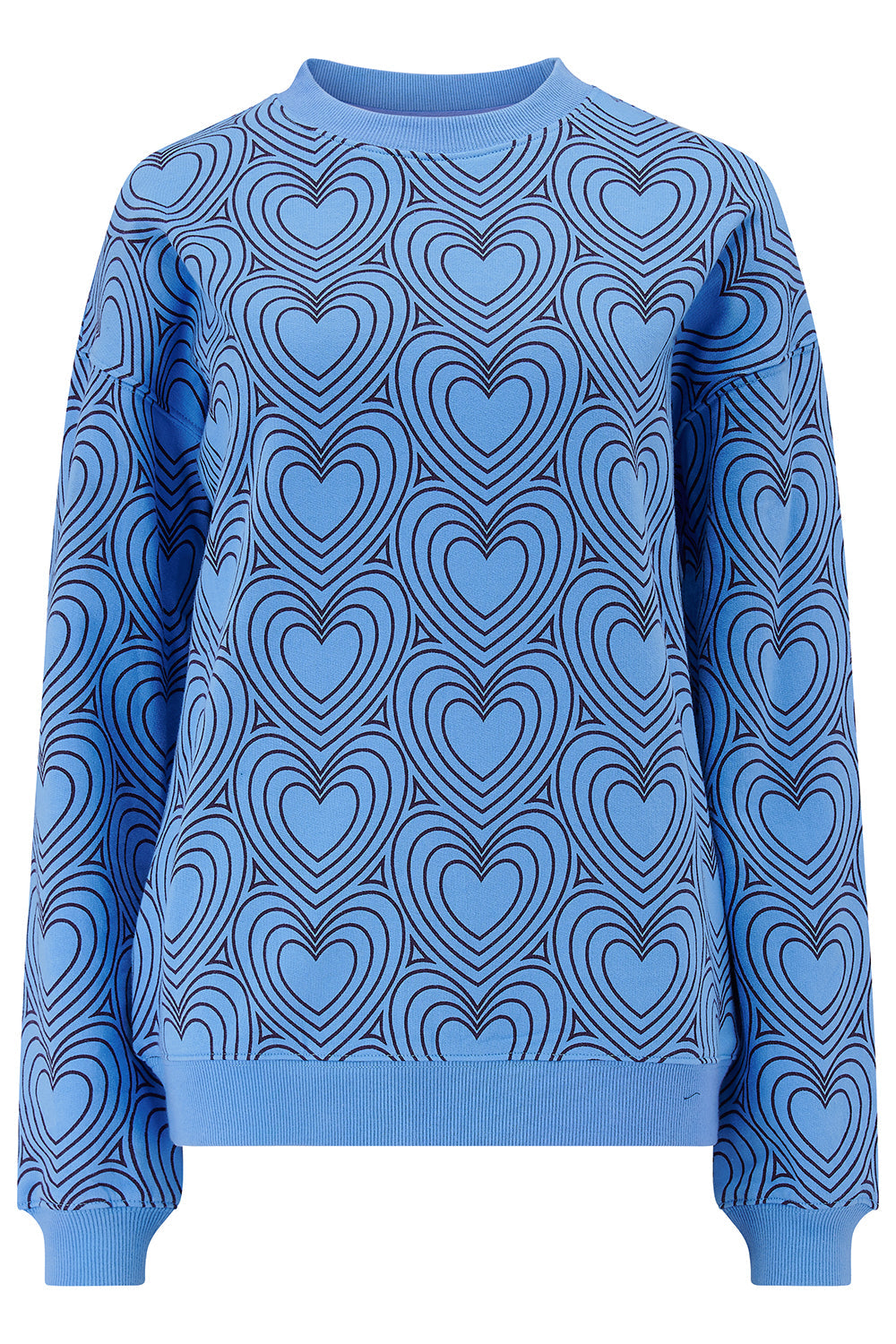 Noah Sweatshirt - Blue, Heart Explosion