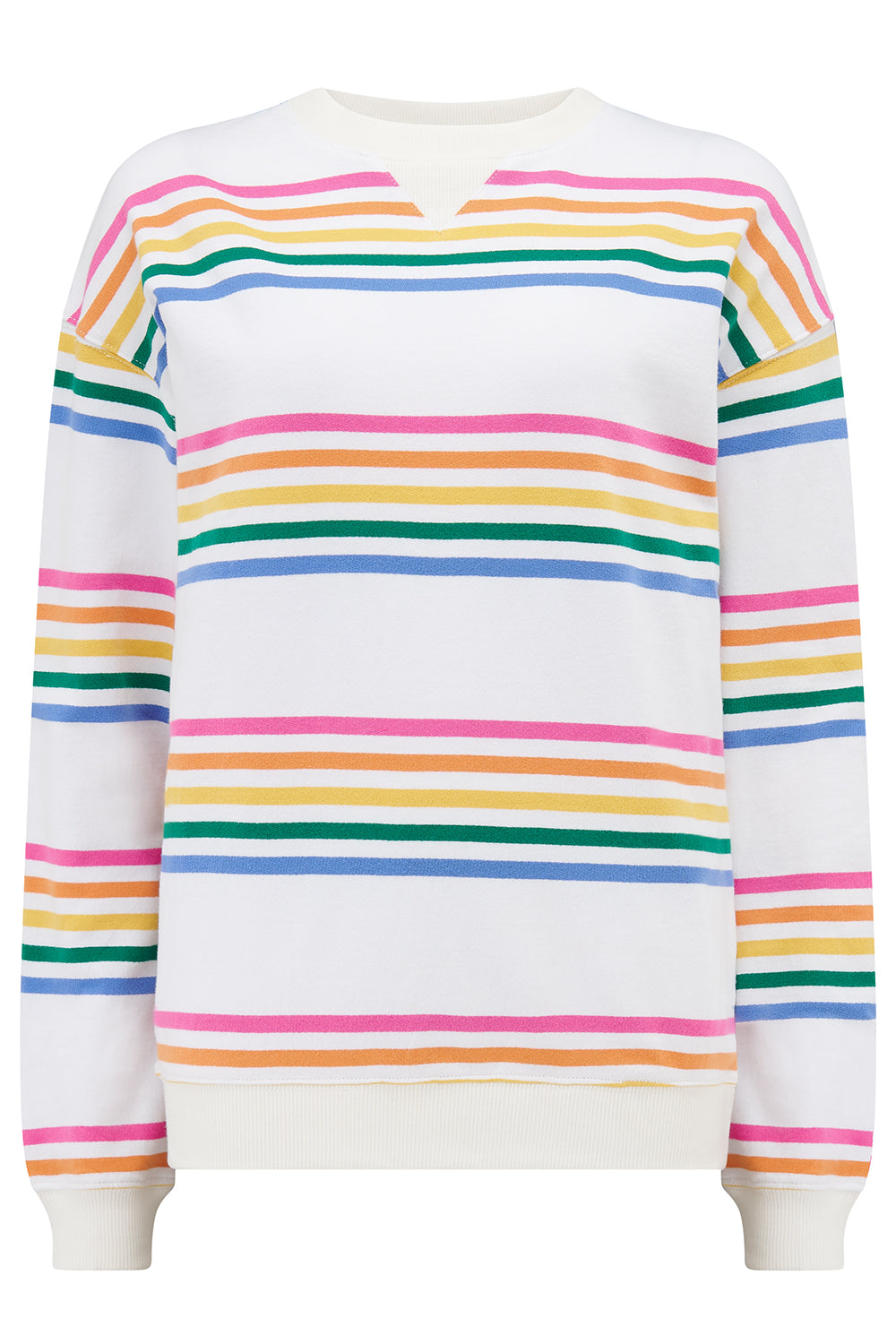 Lucia Sweatshirt - Off-White/Multi, Stripes