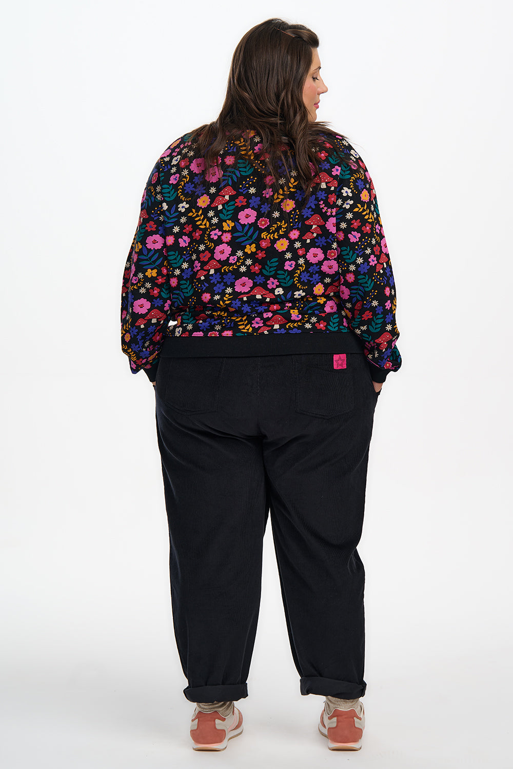 Noah Sweatshirt - Black/Multi, Toadstool Floral